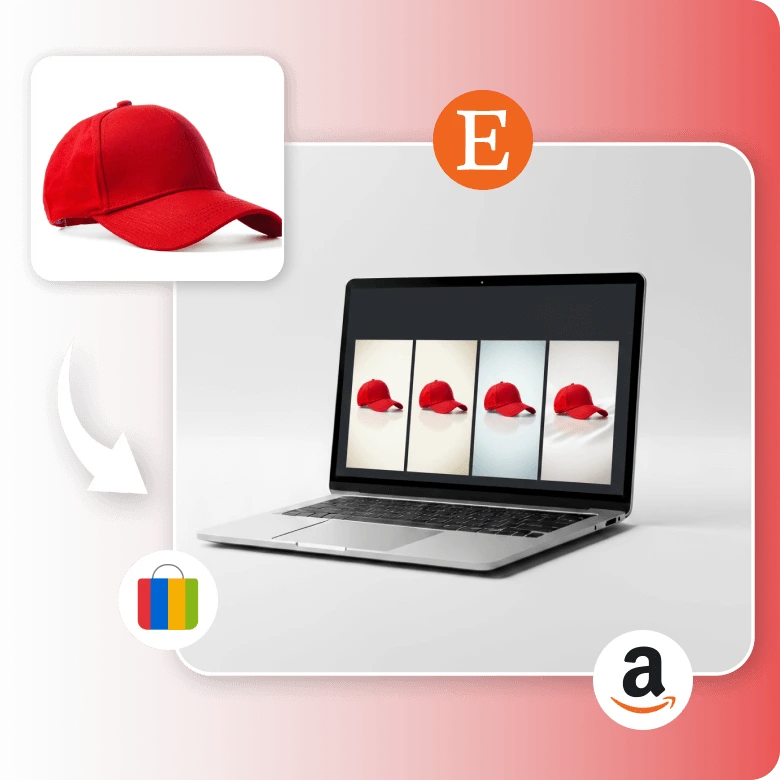 e-commerce products edited with white background without the need to shoot in studio.