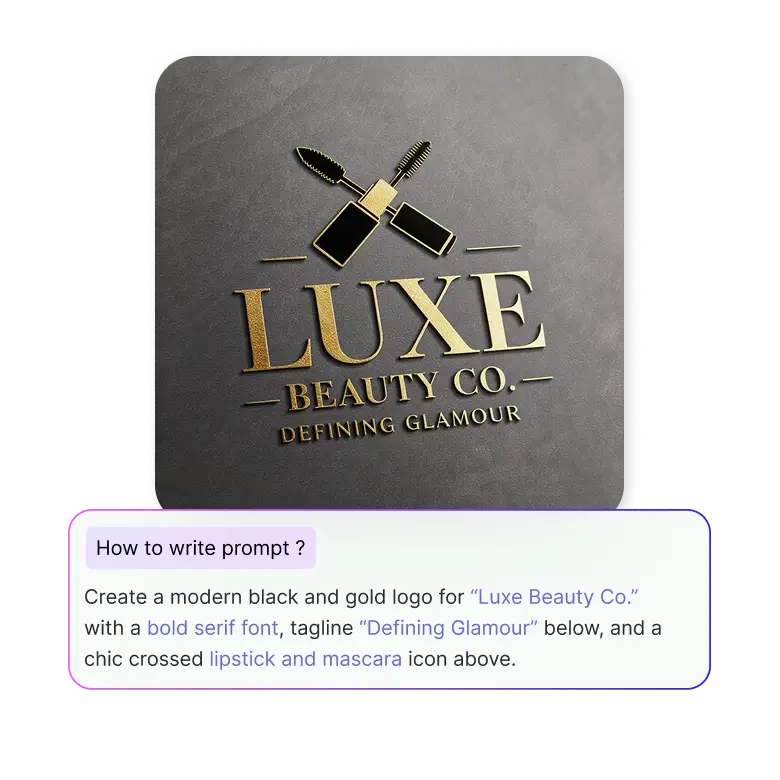 best prompts and elements for creating beauty logos using ai for professional, luxurious, and unique designs.