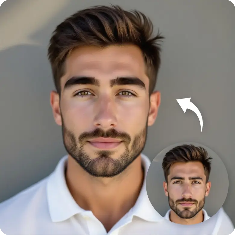 enhance your brows with ai face reshaper for a polished and defined look.