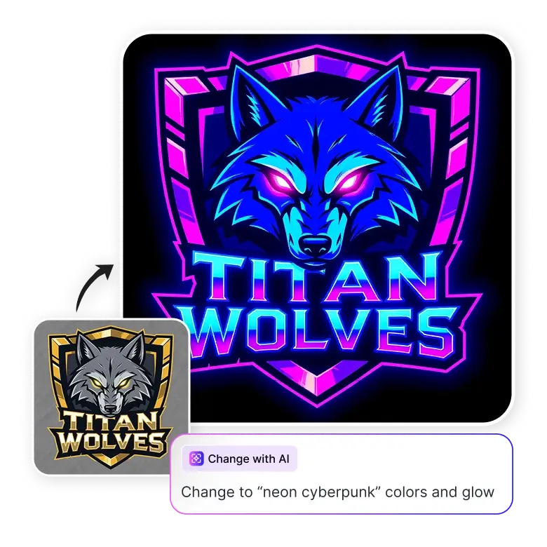 eye-catching neon football logo created with ai for a futuristic look that stands out in any setting with electric colors and modern design.