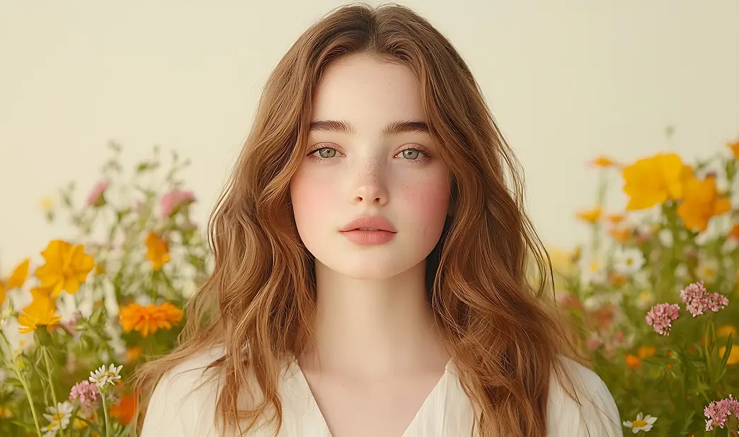 after shrinking the forehead using ai tools for a balanced and proportional look.