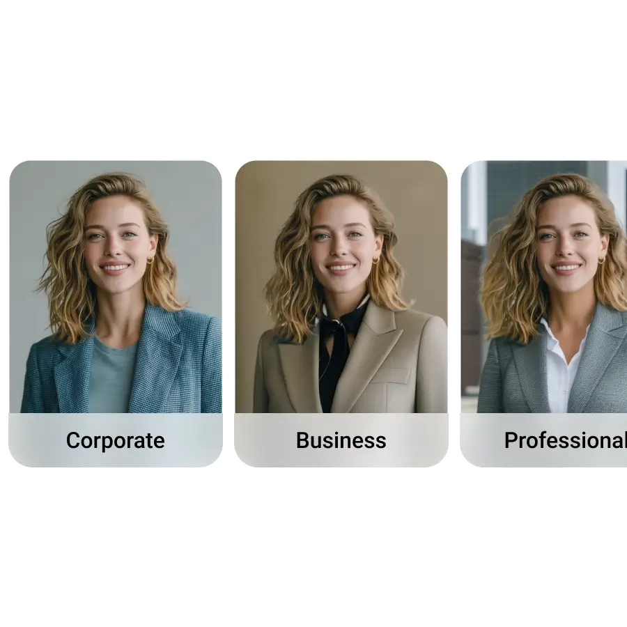corporate business and professional headshot generated using ai headshot api for linkedin and resume profiles.
