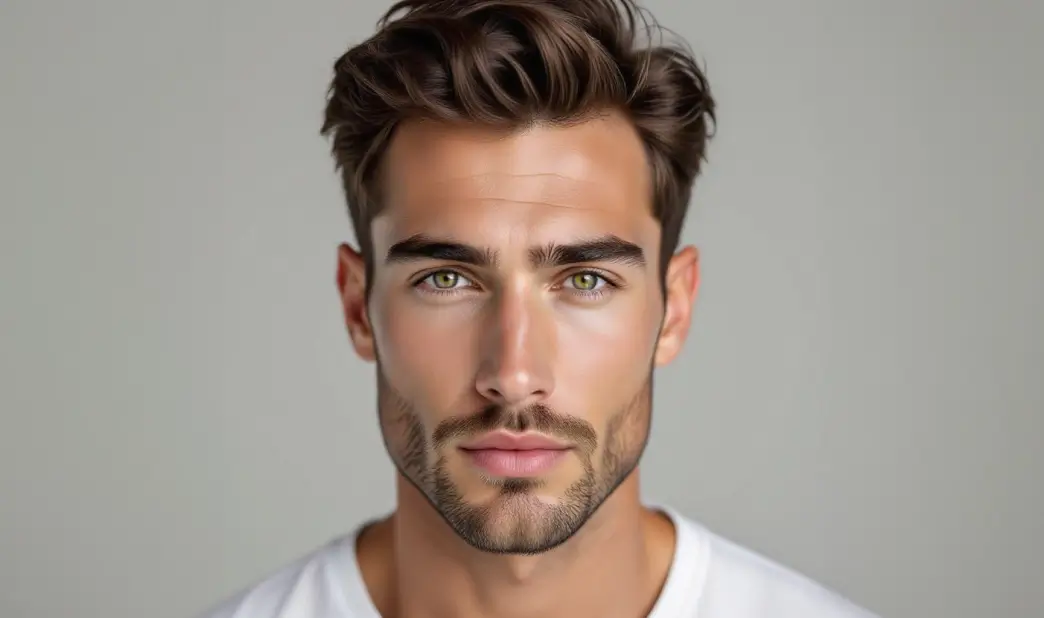 before image using nose reshaper tool showing natural nose shape and facial features.