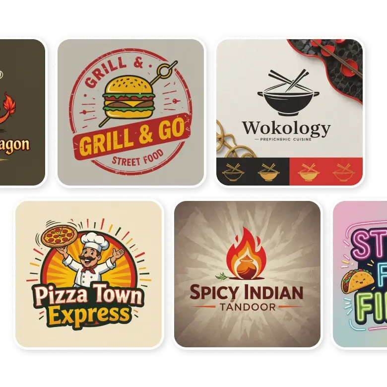 ai made restaurant logo that looks nice and creative.