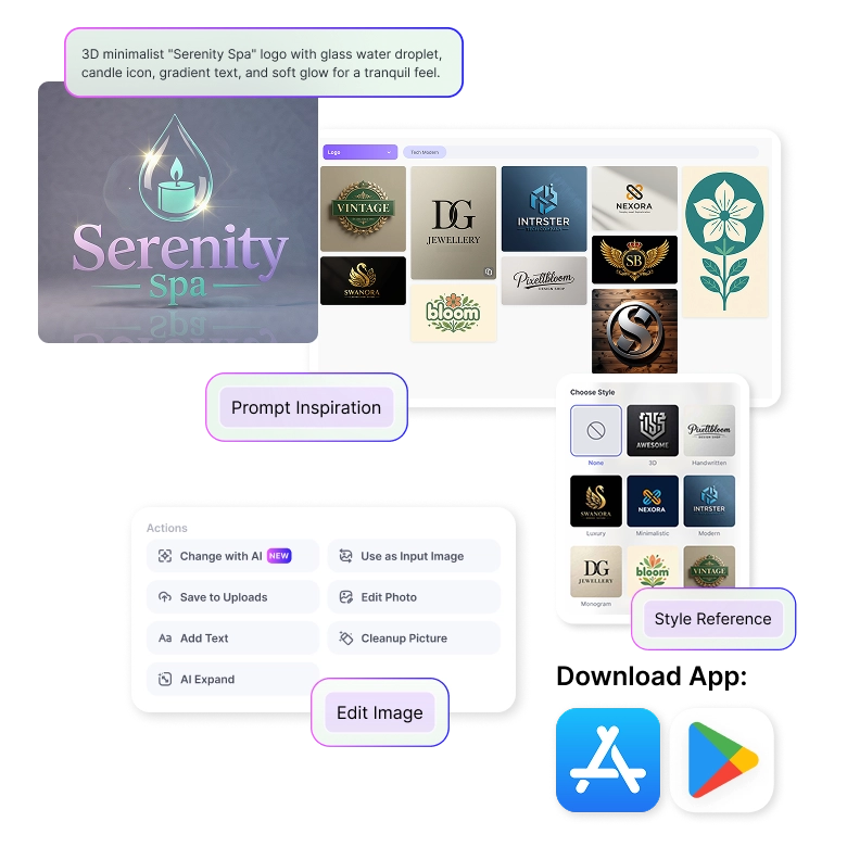 unmissable features of spa logo generator include intuitive tools, preset templates, and high-quality outputs.