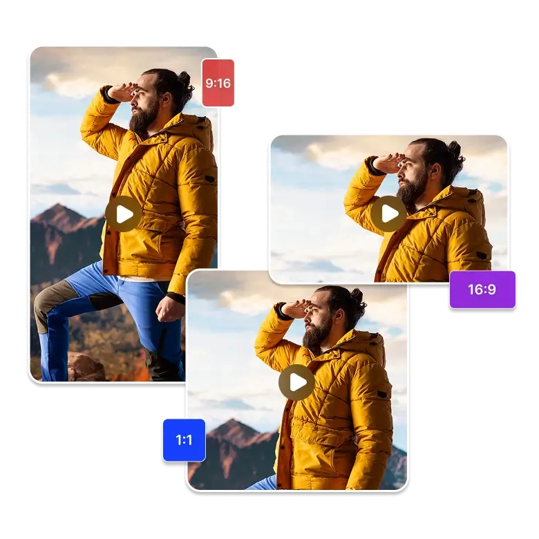 standard size for instagram story, post, and reel displayed to guide proper video formatting.