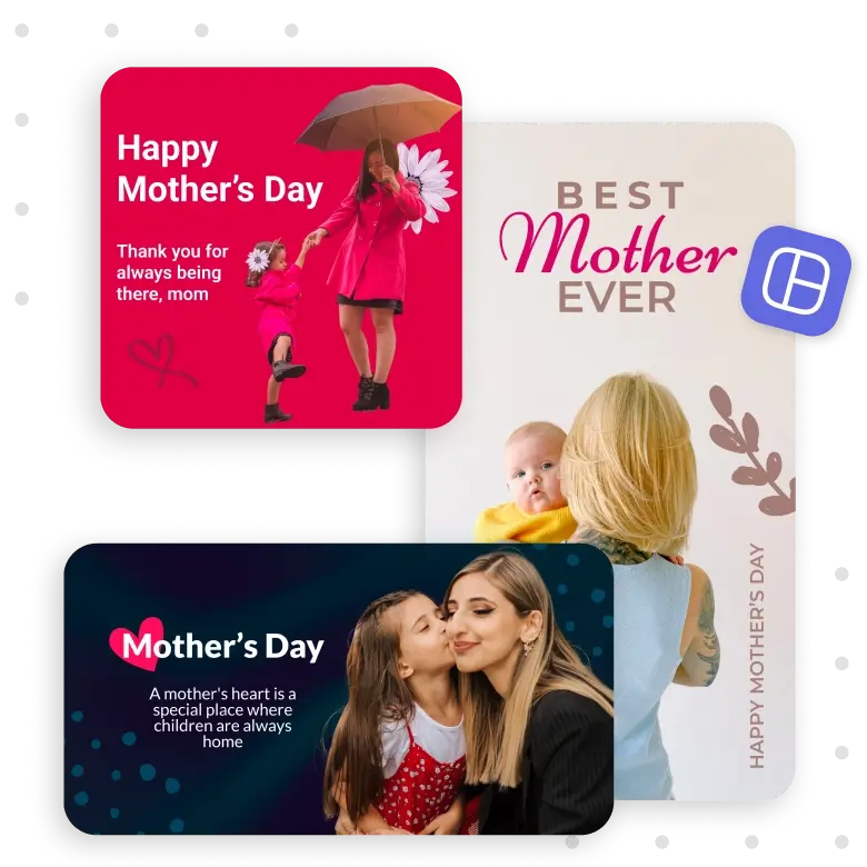 Get variety of  Mother's Day template with LightX