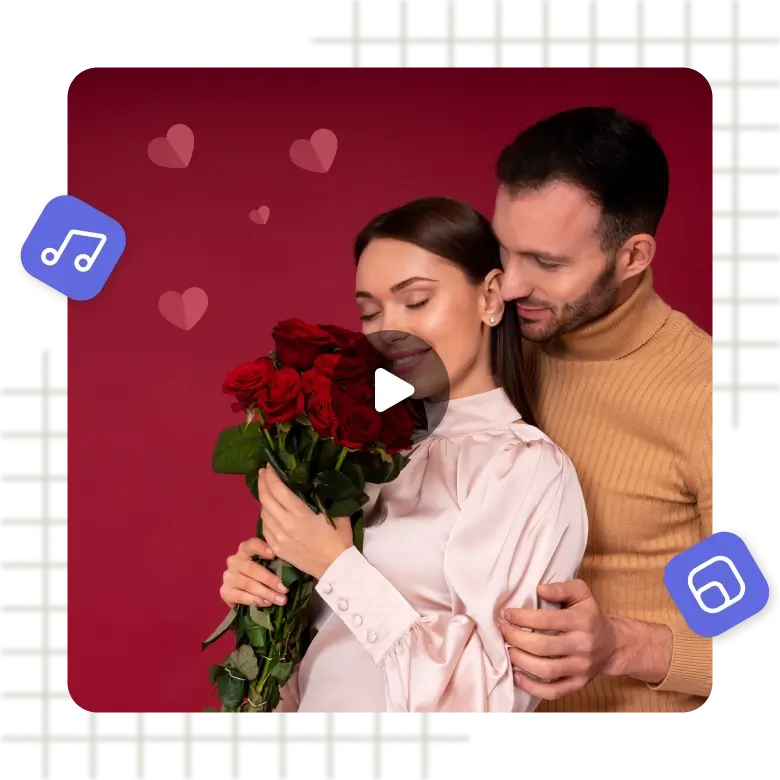 Create a valentine's day video invitation