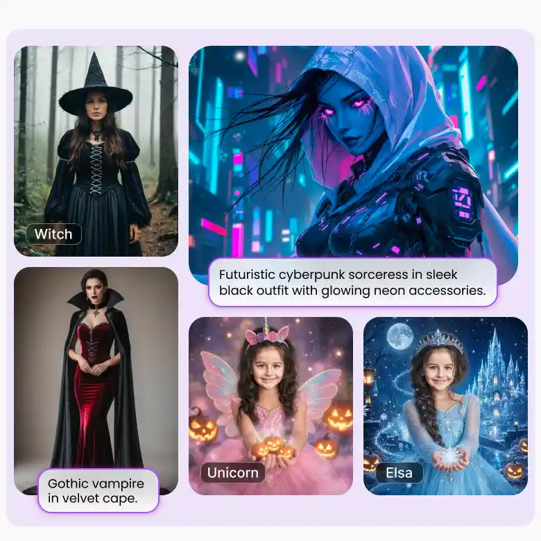 generate halloween costumes inspired by popular tv shows and movies with ai.