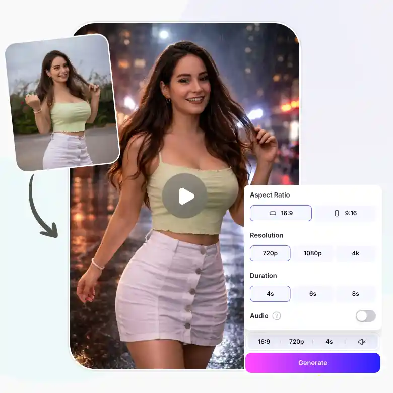 Kling 3.0 transforming an image into a realistic video
