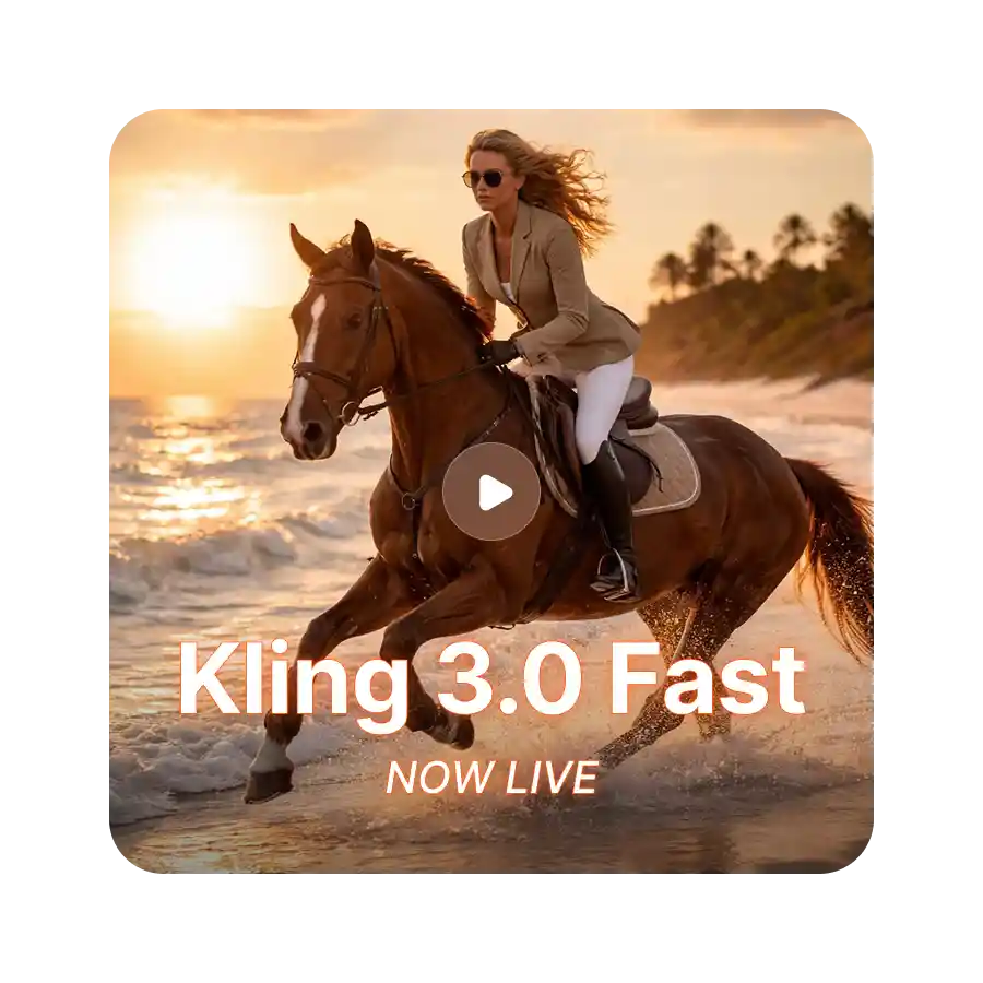 Kling 3.0-generated video frame created with LightX AI