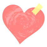 Heart Paper With Tape