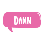 Damn Square Dialogue Balloon