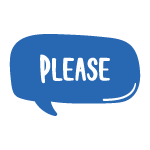 Please Dialogue Bubble