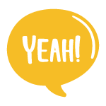 Yellow Thought Bubble