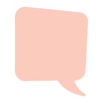 Square Pink Dialogue Bubble