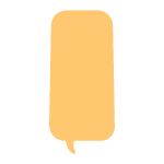 Orange Dialogue Bubble