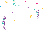 Colorful Confetti Illustration