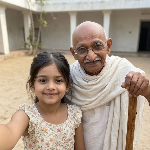 Selfie with Bapu