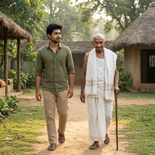 Walking With Gandhi Ji