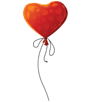 Red Heart Balloon