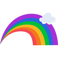 Pride Rainbow Cloud Sticker
