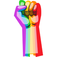 Pride Fist Sticker 2