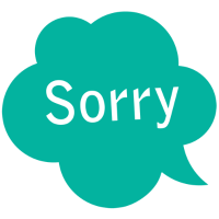 Teal sorry Speech Cloud