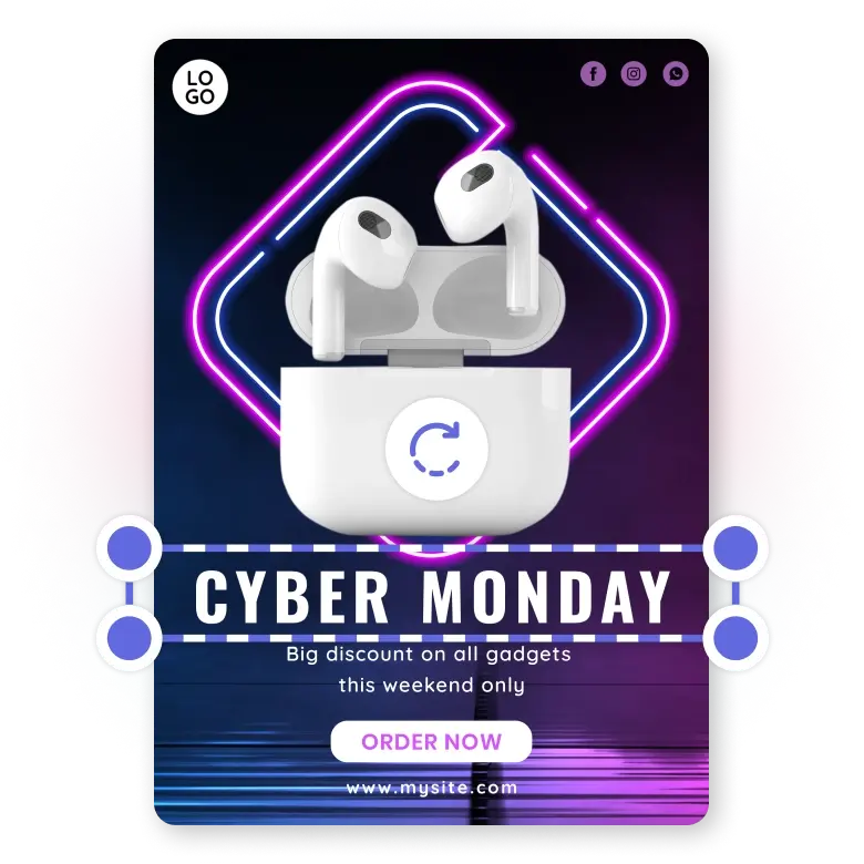 Cyber Monday deals templates