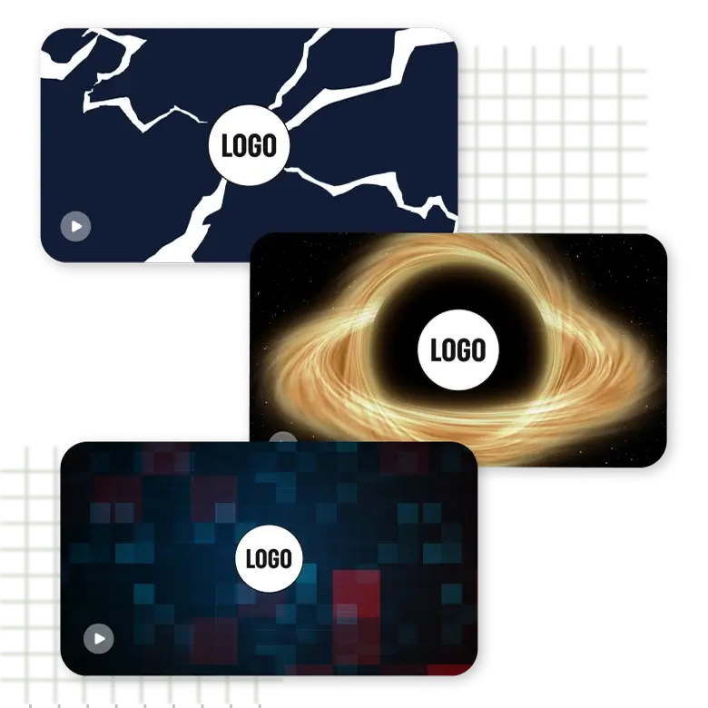 Multiple logo reveal templates for gaming 