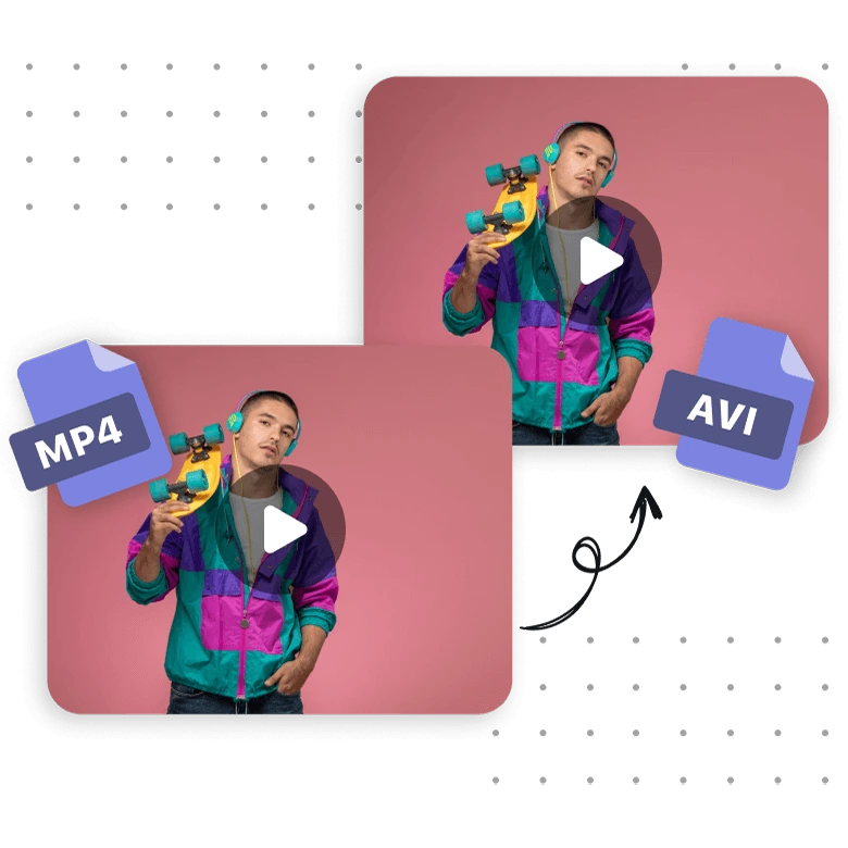 Convert MP4 to AVI in boy video