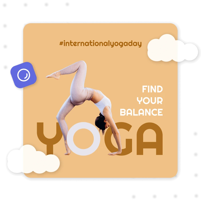 Free Yoga Day Poster Maker Online