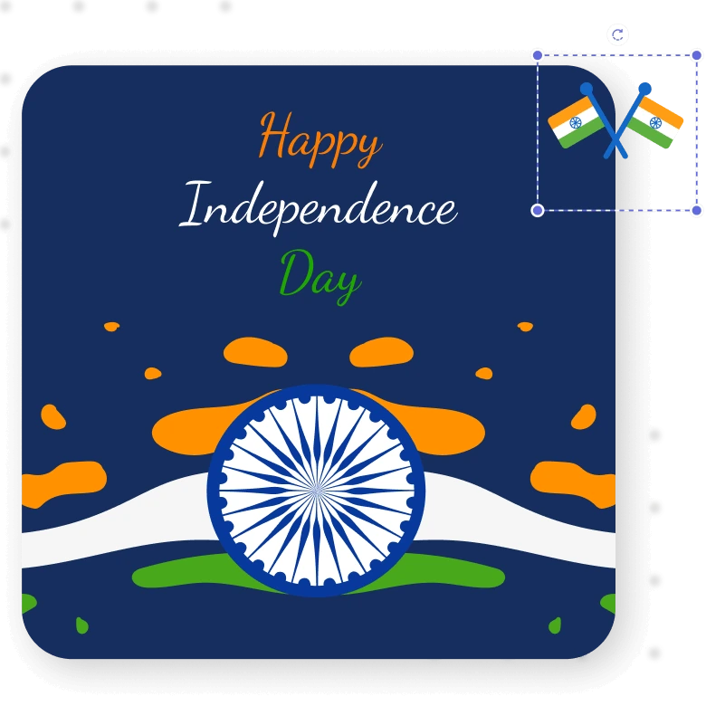 Add independence day stickers to 15th august template