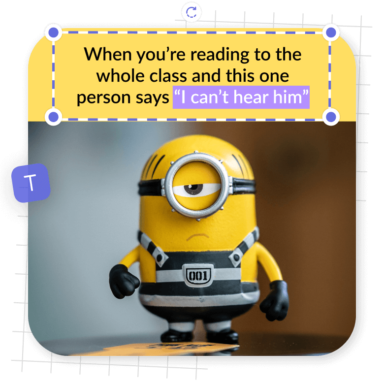 Cute minion look decent in photo meme