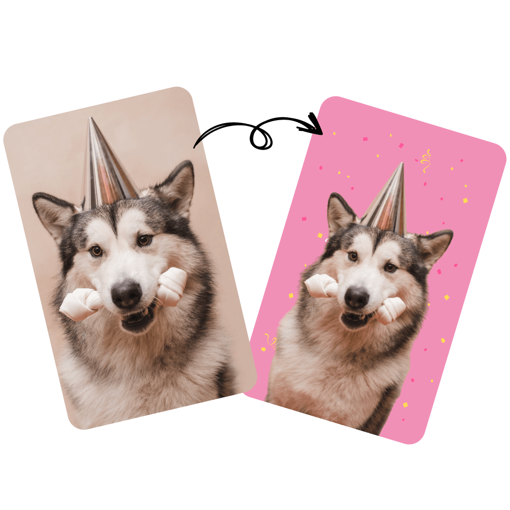 Dogs birthday celebration whatsapp sticker