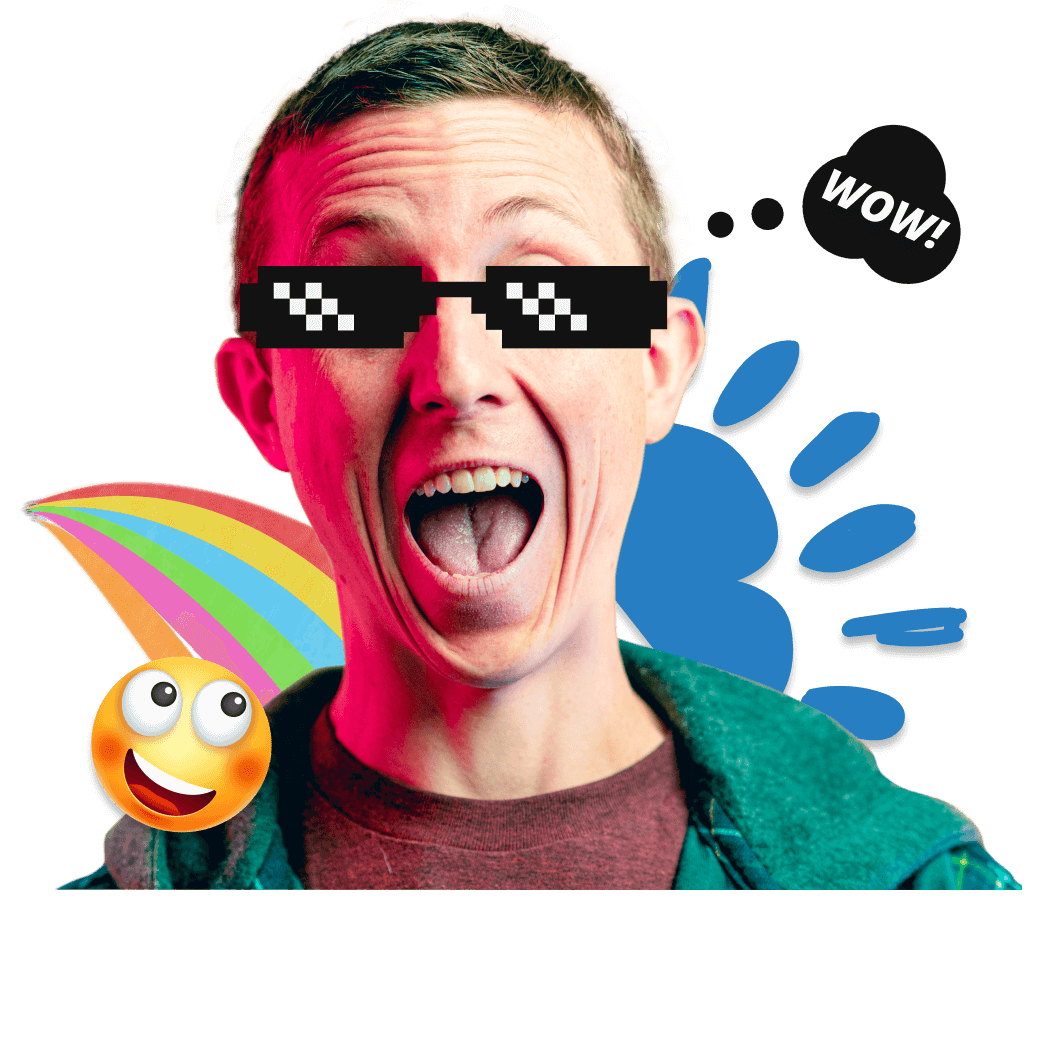 laughing man whatsapp sticker